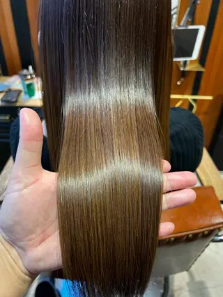 ロング 縮毛矯正&髪質改善 MAILHAIRのヘアスタイル