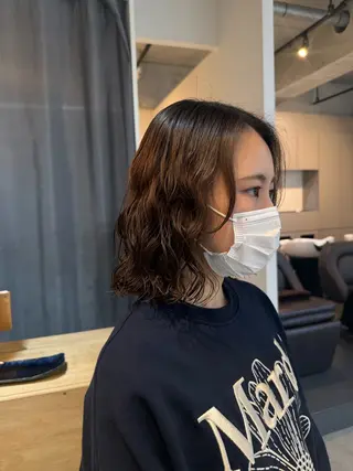 ミディアム スパイラルパーマ /神野のヘアスタイル