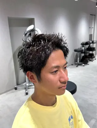 ショート パーマ キッズ メンズパーマ職人 パーマ🔥ritaのヘアスタイル