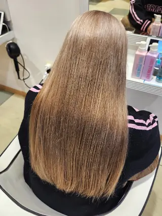 ロング 暖色カラー/髪質改善 /メンズ🧡莉南のヘアスタイル