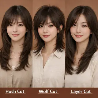 セミロング 長井 徹行のヘアスタイル