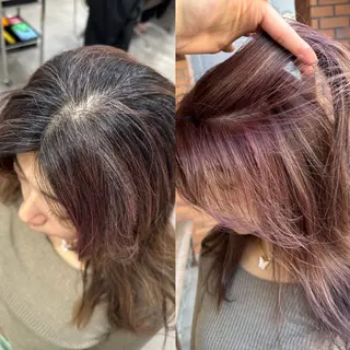 ミディアム 寺山 佳貴のヘアスタイル