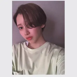 ショート カラー ヘアアレンジ 永井 亜実のヘアスタイル