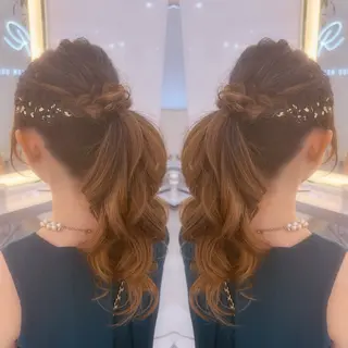 ヘアアレンジ 秋葉原コットン所属・ヘアセット 🤍AIRA🤍のヘアスタイル