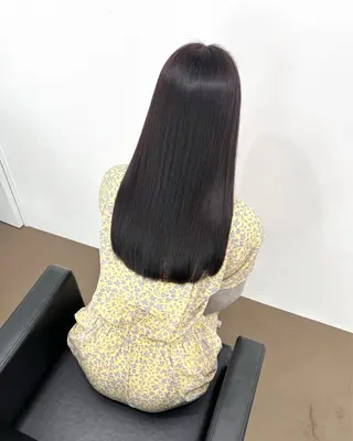 ロング ✨津田佐功/兵庫三宮 /カラー/縮毛矯正✨のヘアスタイル