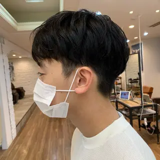 ショート メンズ 【韓国風くびれヘア】 joule小木曽輝のヘアスタイル