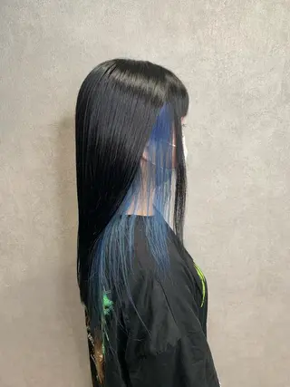 ロング mimiiy梅田 中崎町ハイトーンのヘアスタイル