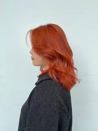 ミディアム カラー レイヤー/ブリーチ ♥️【木坂 桃歌】のヘアスタイル