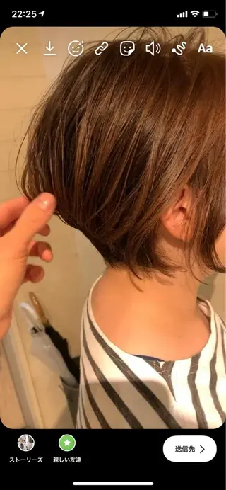 ショート Lit所属・Lit.豊橋 夏目のヘアスタイル