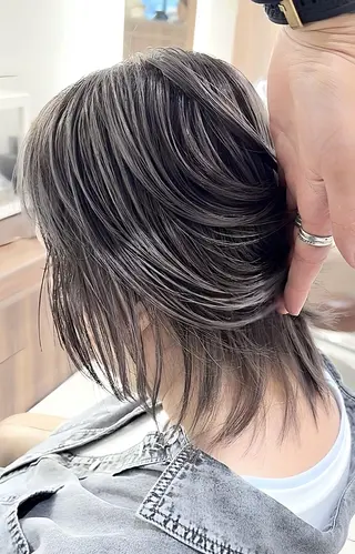 ロング カラー 山崎俊輔/髪質改善 /バレイヤージュのヘアスタイル