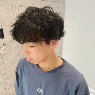 パーマ メンズ Ash宮前平店 鈴木和也のヘアスタイル