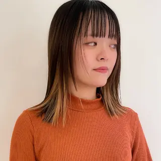 セミロング カラー ショート/ボブ/ 吉祥寺/ryoのヘアスタイル