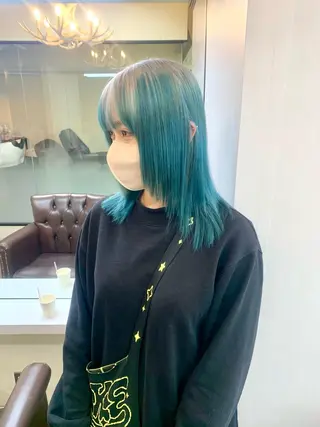 ショート カラー ヘアアレンジ 個性爆弾💣 ダブルカラー/ゆかのヘアスタイル