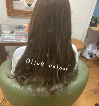 セミロング カラー march merryのヘアスタイル