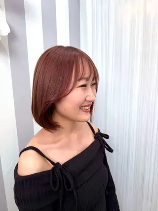 カラー 齊藤 美有のヘアスタイル
