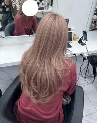 ロング 透明感カラー/ レイヤーカット/優大のヘアスタイル