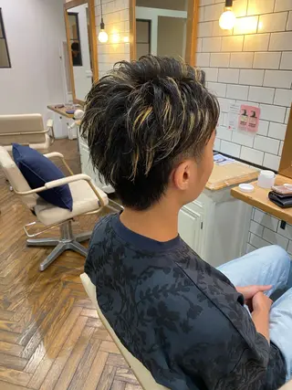 ショート カラー メンズ ショート、メンズ 一日1名限定枠⚡️のヘアスタイル