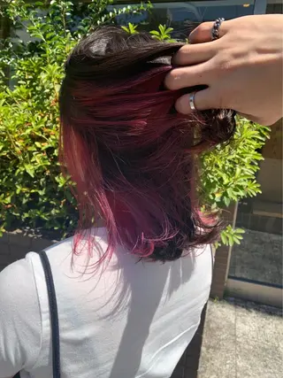ミディアム カラー 🌈re-room EIKI🇰🇷のヘアスタイル