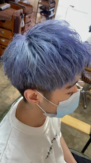 カラー メンズ route 【ルート】所属・髪質改善/堀江 ケアカラーtoshiのヘアスタイル