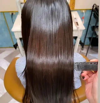 ロング Misaki /ボブ/縮毛矯正のヘアスタイル