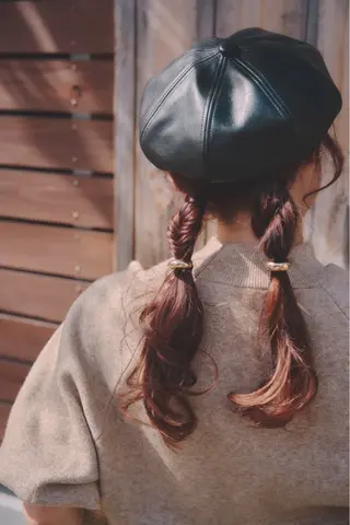 ロング UNC所属・丸岡 桜のヘアスタイル