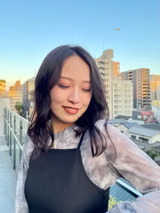 セミロング 園田 渉 ◤SHIKIO◢のヘアスタイル