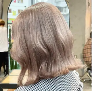 セミロング カラー ヘアアレンジ 🌹TikTok４万 ﾌｫﾛﾜｰ🌹AKIのヘアスタイル