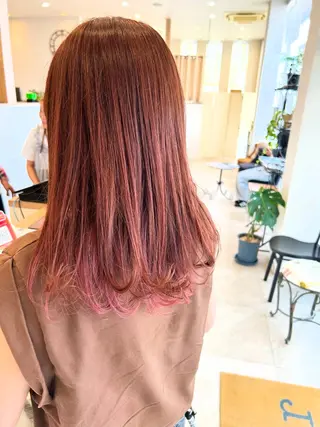 セミロング 横田 まおのヘアスタイル