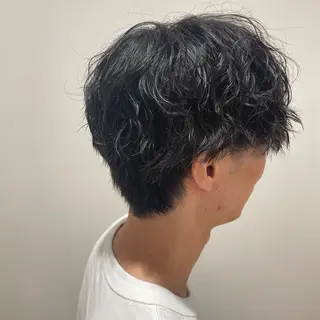 パーマ メンズ 濱口 由華のヘアスタイル
