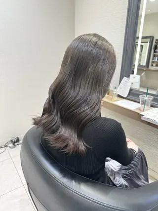 ロング カラー パーマ×レイヤー| カラー カホ🪩🤍のヘアスタイル