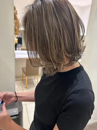 ミディアム カラー marju銀座 マージュギンザのヘアスタイル