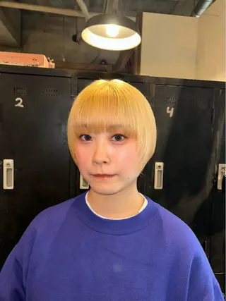 ショート L STUDIO所属・ハイトーン/ブリーチ 🧁soraのヘアスタイル