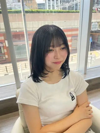 ミディアム ✨似合わせ特化美容師 WILL上村　拳吾のヘアスタイル