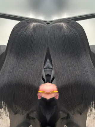 セミロング カラー dx share salon 渋谷所属・髪質改善ヘアエステ Soruhaのヘアスタイル