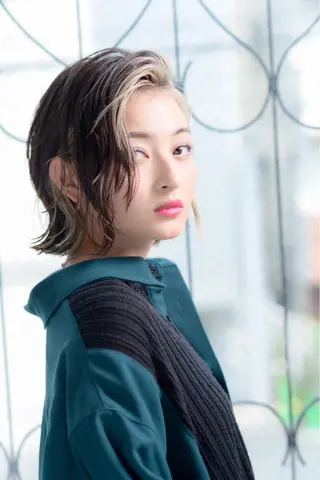 ショート カラー ヘアアレンジ ✨前田 優・2拠点✨ ✨恵比寿・札幌店✨のヘアスタイル