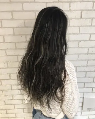 ミディアム カラー パーマ ヘアアレンジ メンズ キッズ ネイル マツエク・マツパ 新宿/髪質改善/ 美髪矯正✨浅江通友のヘアスタイル