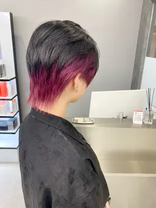 ショート カラー🌈/カット /栄/misa👻のヘアスタイル