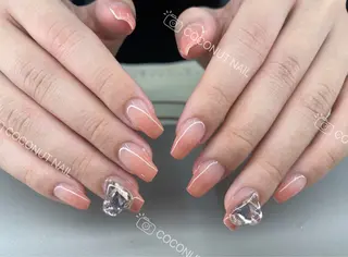 ネイル 神田 ココナッツのネイルデザイン