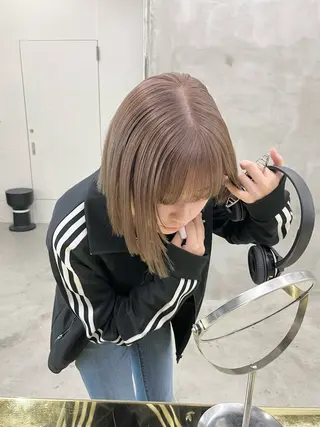 カラー 🌿似合わせブリーチ 松本朋幸🌿のヘアスタイル