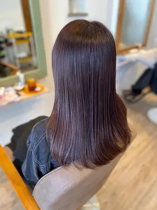 セミロング カラー 安住 千明のマツエク・マツパデザイン