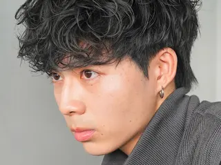 パーマ メンズ fifth天神メンズ パーマ特化／内山遥斗のヘアスタイル