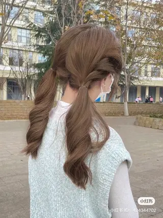 ロング カラー ヘアアレンジ 透明感💕今っぽ似合 わせ𝐍𝐨. 𝟏のヘアスタイル