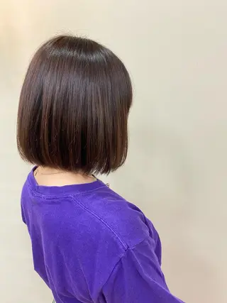 ショート カラー ヘアアレンジ 🥀暖色韓国ヘア💕 保科侑花のヘアスタイル