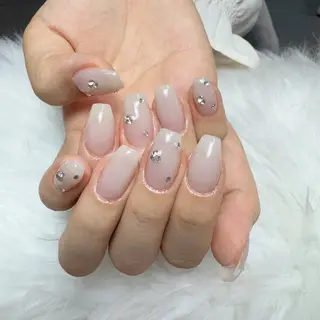 ネイル 🎀nana🫧 ワンホンネイル🎀のネイルデザイン