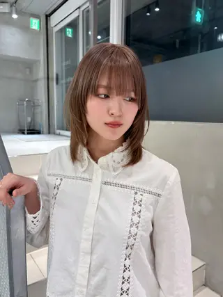 カラー ハイトーン/くすみ カラー seina★のヘアスタイル