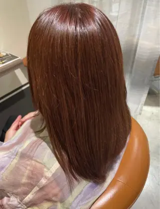 セミロング カラー hair resort Bliss所属・湯ノ口 みきのヘアスタイル