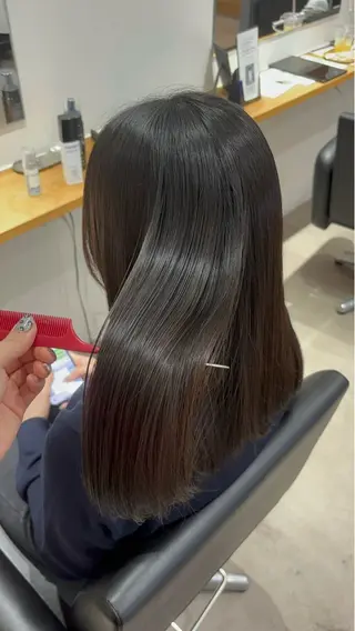 ロング メンズモデル募集中✨ 髪質改善/岩元のヘアスタイル