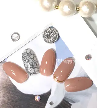 ネイル 北浦和 自爪育成ケアのネイルデザイン