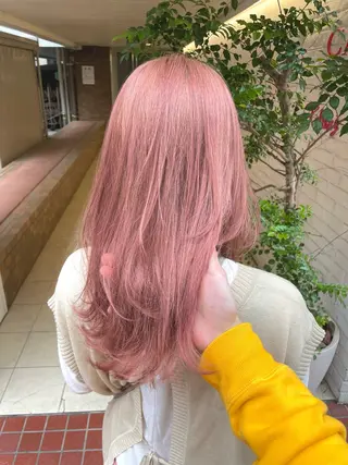 ミディアム カラー 篠原 幹のヘアスタイル