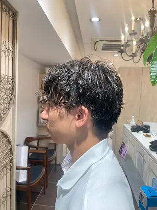 パーマ ナカタ ユウナのヘアスタイル